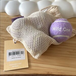 Wild One Purple Tennis Ball Set of 4